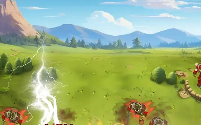 Open field map in Boom Castle: Tower Defense TD